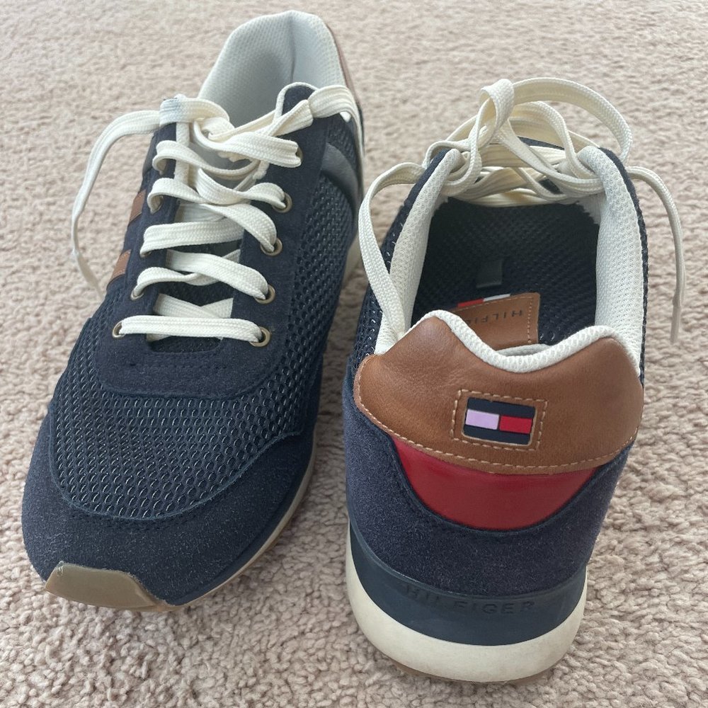 Mens Tommy Hilfiger Aniper Casual Shoe - Navy